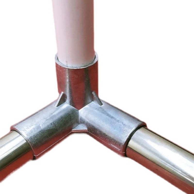 蚊帐配件三角通接口不锈钢三通支架加厚耐用蝇帐接头零件金属配件