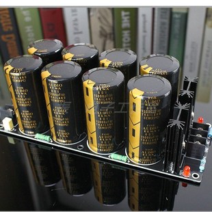 成品板 8电容依那80V15000UF焊式肖特基整流滤波电源板 音响功放