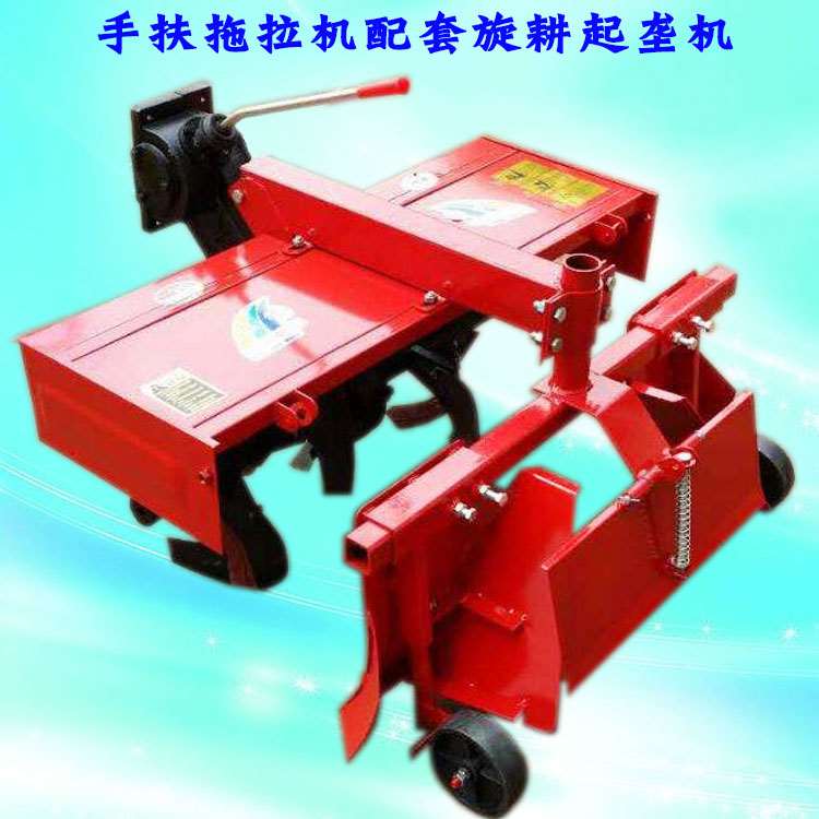 。手扶拖拉机带旋耕机农田微耕起垄机单双面翻转犁果园开沟机起垄