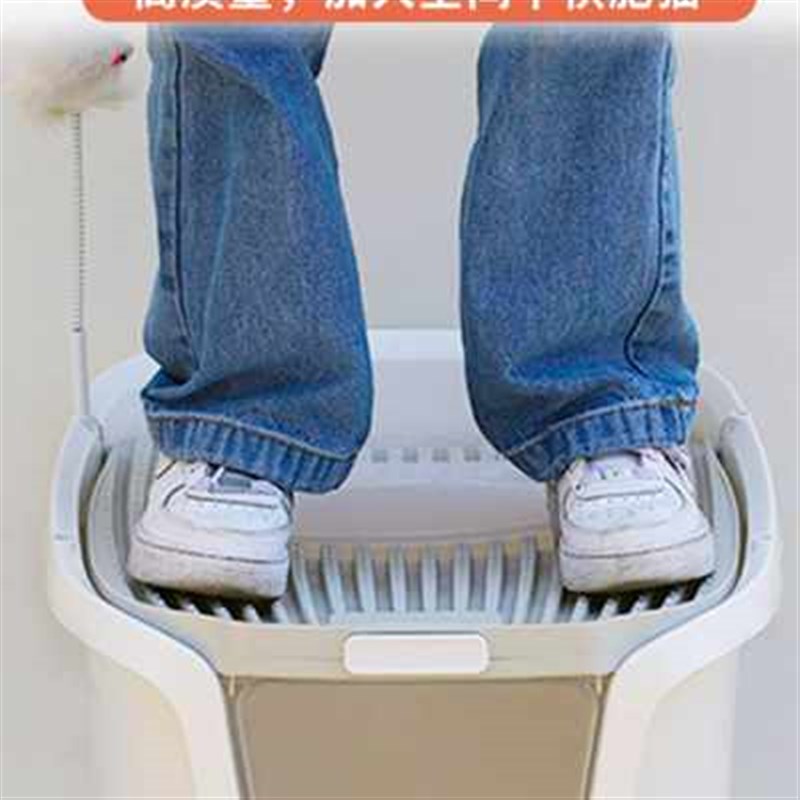 顶入式猫砂盆超号半全封闭式防带砂猫咪厕所隔臭猫盆幼猫用品