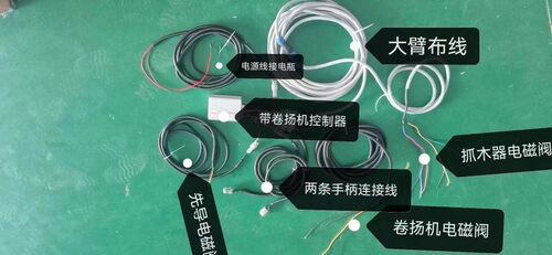 龙圣沃源新款上市优质精品金爪子抓木器专用线束控制器可带卷扬机