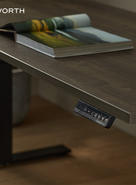 Haworth海沃氏HAT电动升降桌电脑桌直角升降桌海沃氏桌子