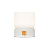 黑白客圆柱灯简约旋转数显定时母婴卧室充电无极调光伴睡小夜灯