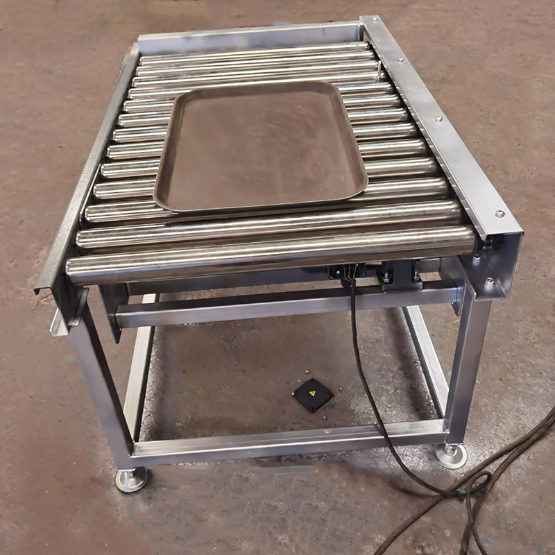 定制动力滚筒输送机 托盘滚筒线 流水线自动化设备 转弯滚轴