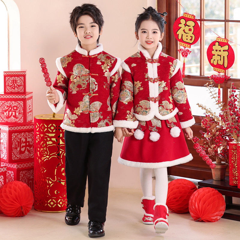 加厚新款拜年服汉服唐装