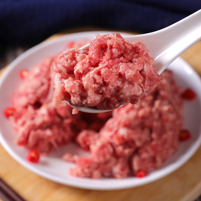 伊赛国产原切牛肉馅250g*6袋 生鲜包子饺子馅肉糜冷冻食材