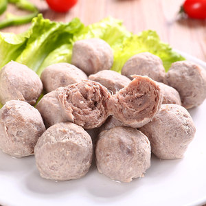 伊赛潮汕牛筋丸240g*5袋 潮汕手打牛肉丸子火锅食材关东煮烧烤