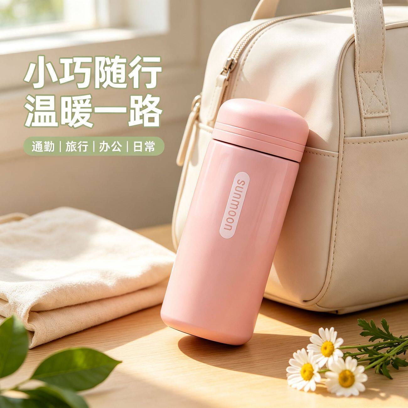 时尚迷你保温杯儿童学生上学水杯出差旅行女生小巧便携户外口袋杯