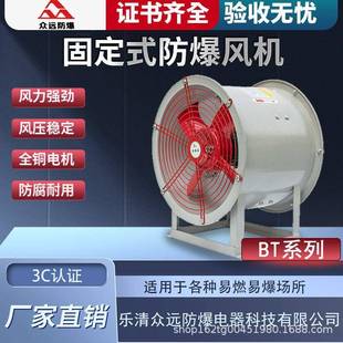 11纯铜强力排烟排风扇换气扇固定管道式 防爆轴流风机BT35 通风机