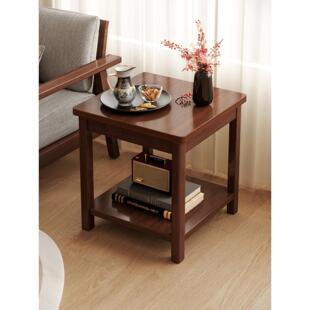 侧柜家庭客厅茶几小桌沙发侧桌阳台方茶几纯实木老式小方桌