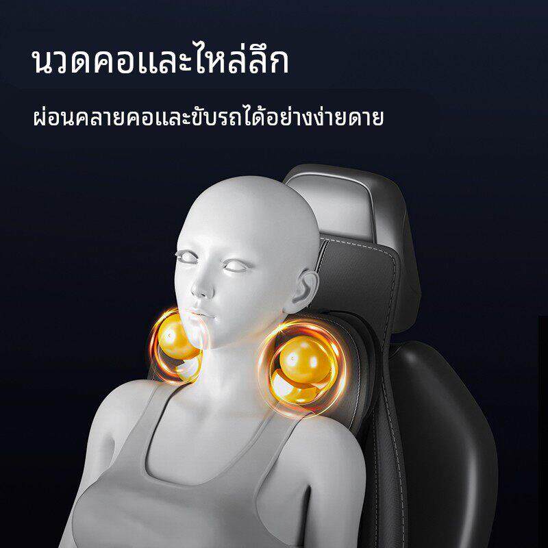 德国凯伦诗车载按摩椅靠垫全自动颈椎腰背部全身揉捏仪器汽车坐垫
