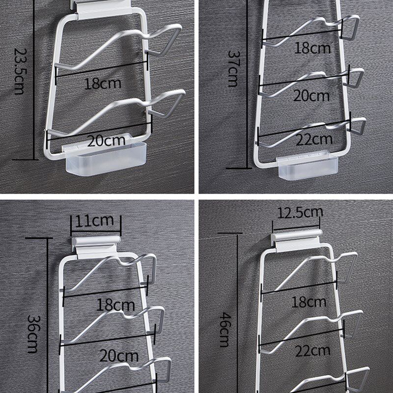 免打孔锅盖架带接水盘挂架壁挂架子厨房收纳用品置物架挂件砧板架