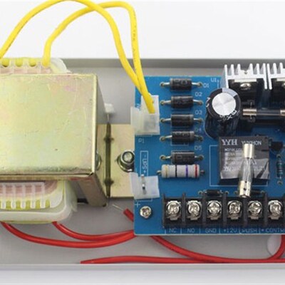 门禁专用电源变压器12V3A电源控制器延时5A开关门禁控制器配电箱