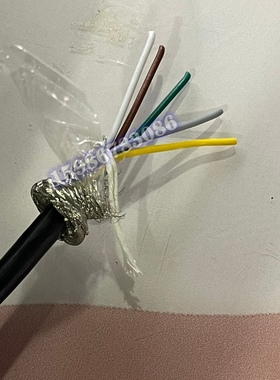 欧标LIYCY0.34平方多芯屏蔽线2/3/4/5/6/7/8芯护套线信号线电缆线