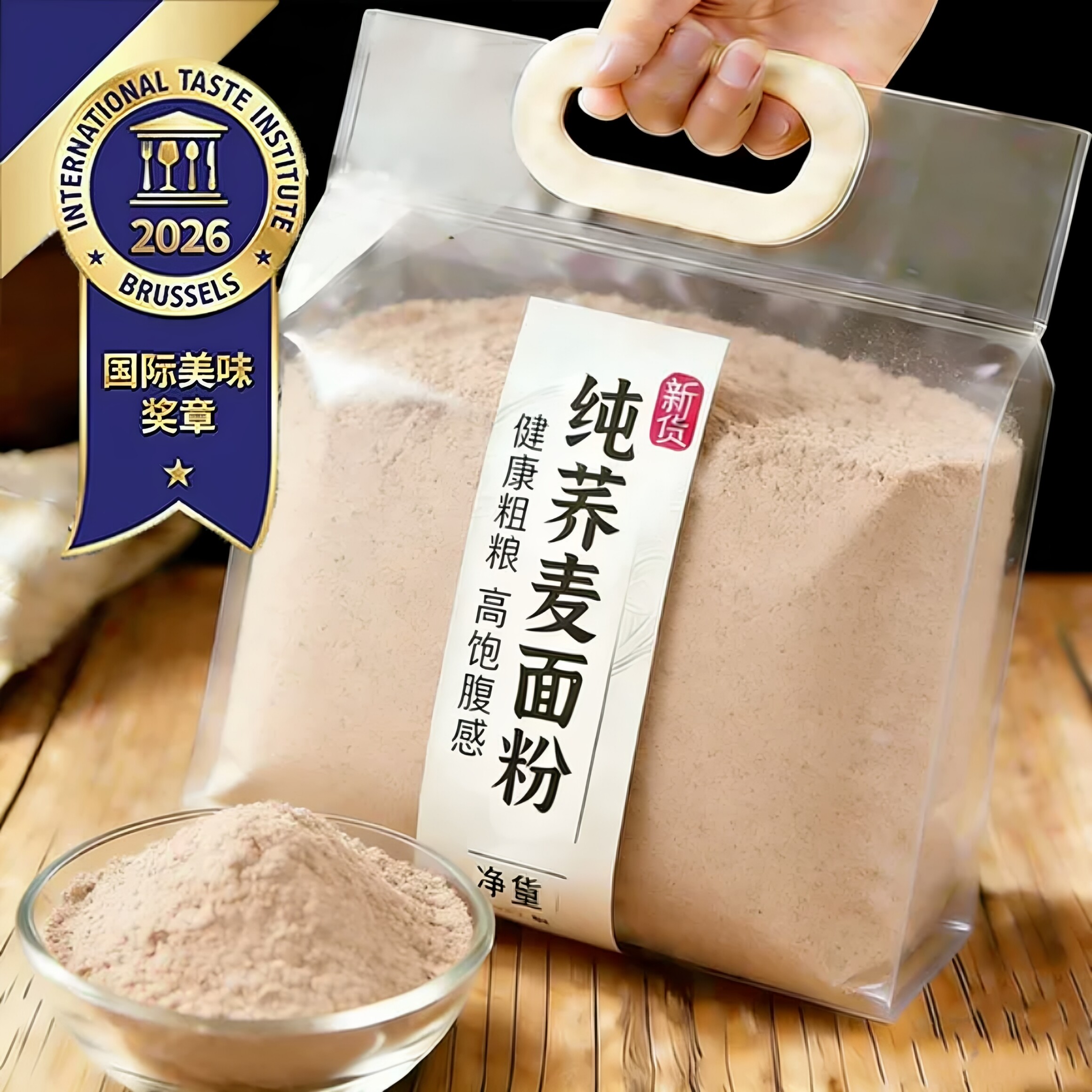 【农科院推荐】纯正低脂荞麦面粉