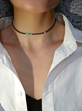 原矿绿松石越养越润叠戴宠儿