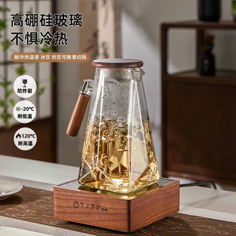 手工玻璃加厚耐高温冷水壶套装