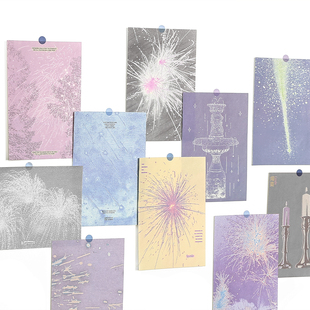 INFEELME复古手账打底拼贴素材本 50p自然树木海洋装饰背景纸