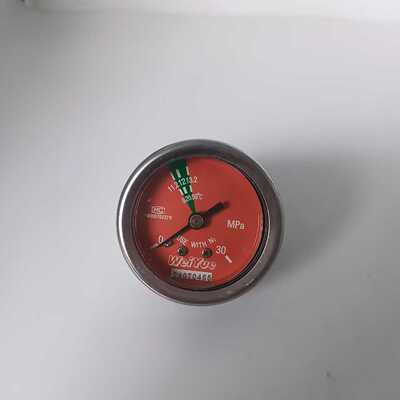 上海维跃N2厨房消防设备氮气压力表绿区中间值12MPa,0-30MPa