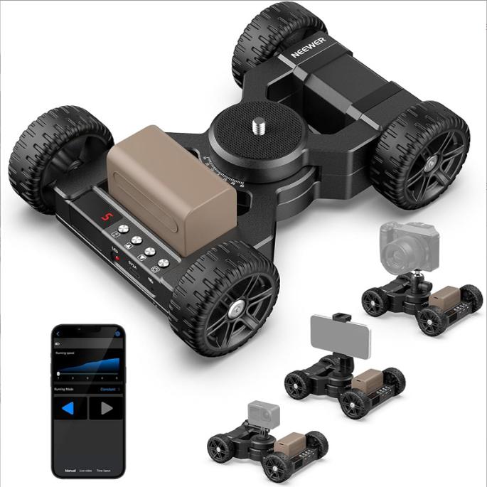 纽尔手机云台4轮双驱车载DL400