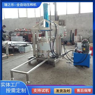 东北冰葡萄压榨机 蓝莓酒压榨设备 液压式米酒酒糟压滤机普通包装