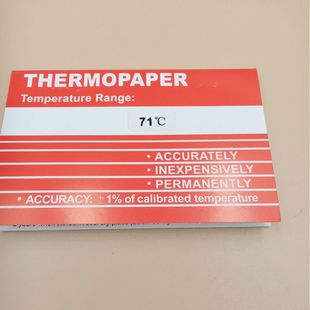 测温纸71度THERMOMETER测温纸变色测温贴片厂家