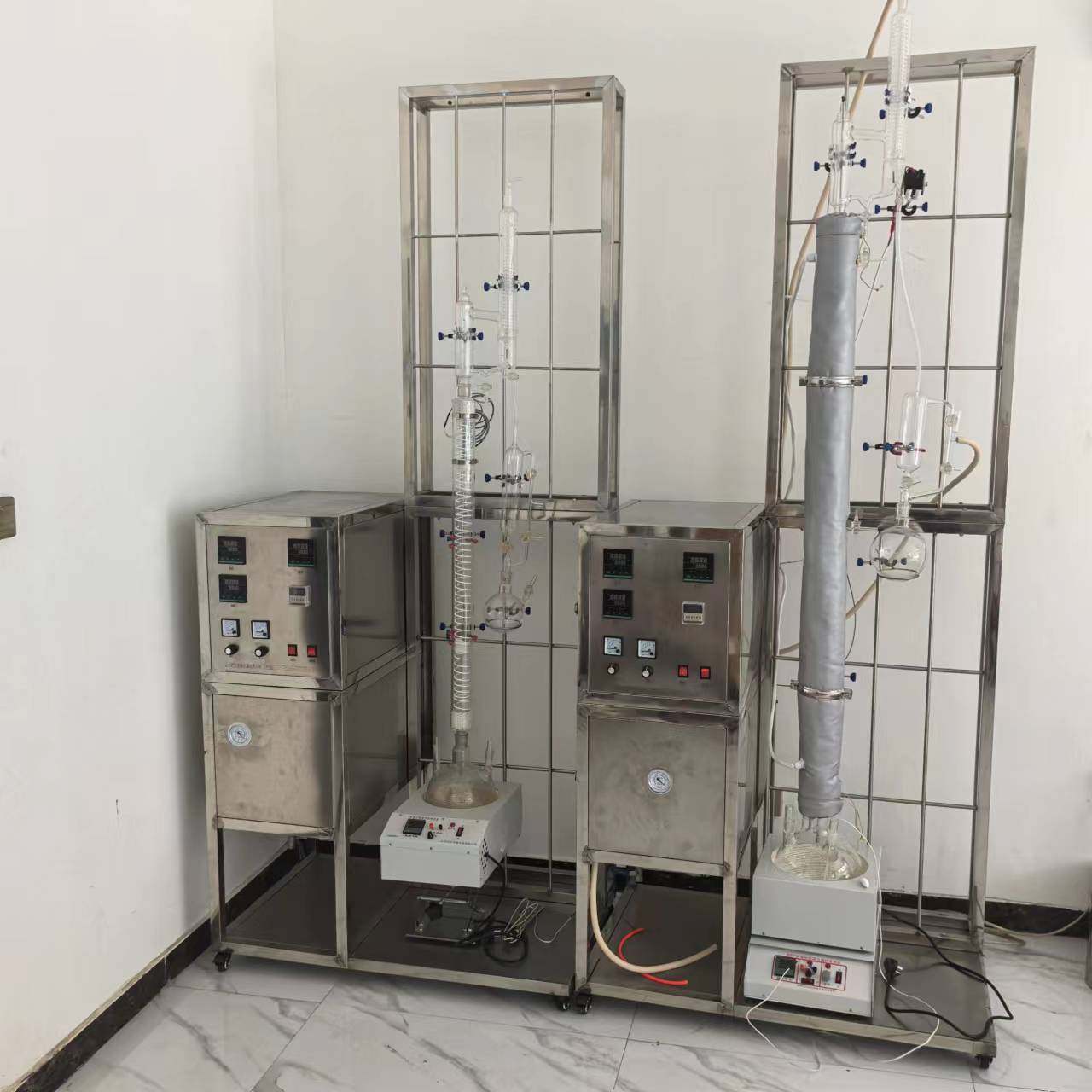 精馏塔实验室精馏反应釜减压加热玻璃电子精馏柱精馏装置蒸馏提纯,机械设备,试验机,淘宝优惠券,粉丝福利购,淘宝优惠卷