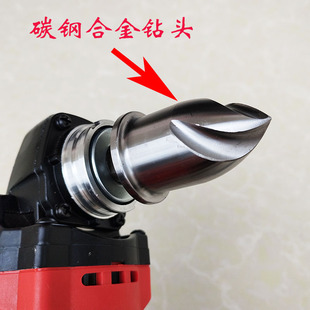 香菇木耳电动打孔接种工具角磨机食用菌开孔菌棒打磨机接菌机器