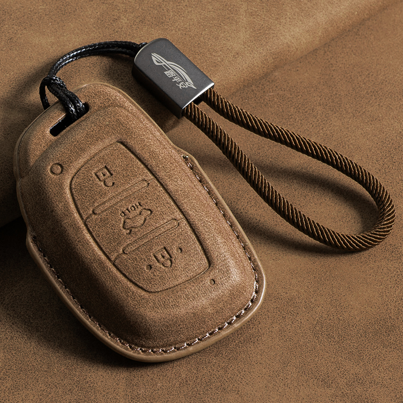 适用北京现代伊兰特钥匙套悦纳途胜名图ix25朗动索纳塔ix35简约壳