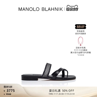 【折扣】MANOLO BLAHNIK玛诺洛/MB女鞋SULNA平底凉鞋