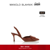 新年礼物 MANOLO BLAHNIK玛诺洛 MB女鞋 MAYSALE高跟凉鞋