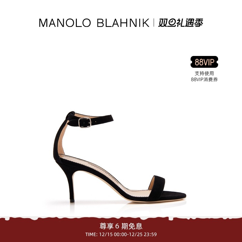 MANOLOBLAHNIK女士高跟凉鞋