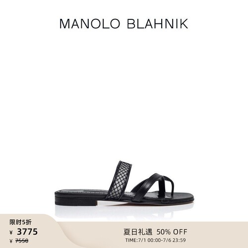 MANOLOBLAHNIK女士平底凉鞋