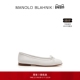 新年礼物 MANOLO BLAHNIK玛诺洛 MB女鞋 VERALLI平底小白鞋