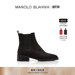 MB女鞋 BLAHNIK玛诺洛 MANOLO CHELATA切尔西短靴 礼物