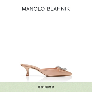 【礼物】MANOLO BLAHNIK玛诺洛/MB女鞋MAYJOU高跟凉鞋
