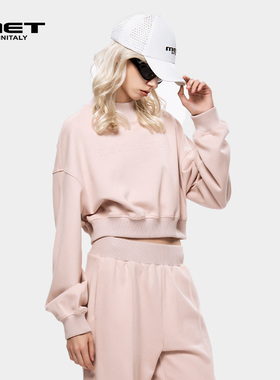 MET initaly麦特美式复古卫衣女秋季新款休闲百搭圆领上衣