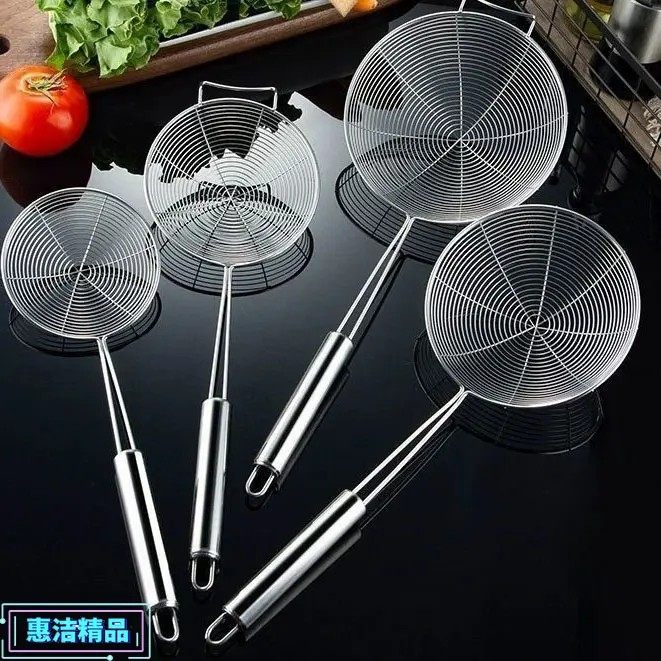 家用加厚款不锈钢漏勺过滤捞面勺捞水饺漏瓢漏勺火锅勺沥水勺笊篱,厨房/烹饪用具,漏勺/滤网勺,淘宝优惠券,粉丝福利购,淘宝优惠卷