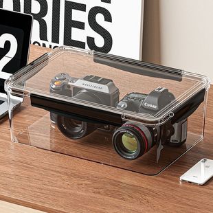 相机防潮箱高透相机防潮箱大号密封收纳盒加厚PET微单反镜头摄影