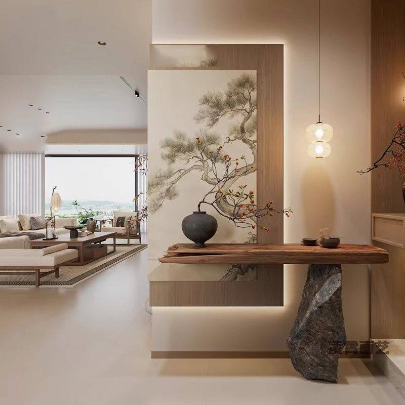 宋代美学背景墙纸山水水墨画壁画墙布壁纸客厅茶室书房电视背景墙,家装主材,定制壁画,淘宝优惠券,粉丝福利购,淘宝优惠卷