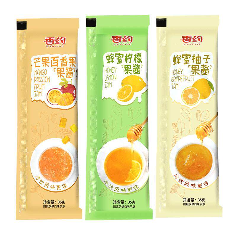 香约蜂蜜柚子茶独立小包装芒果百香果蜂蜜柠檬水果茶冲泡冲饮酱