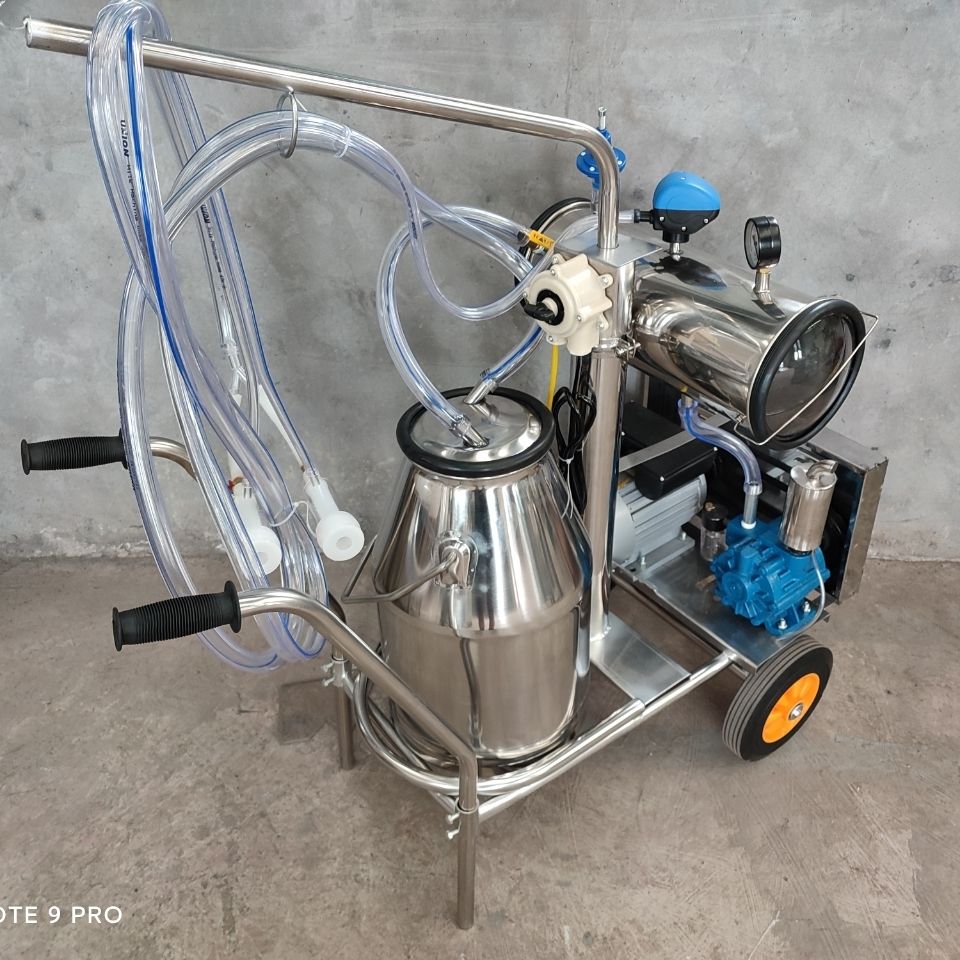 家用新款挤牛奶机单桶双桶吸奶器奶牛抽奶机真空脉动通用挤奶机器