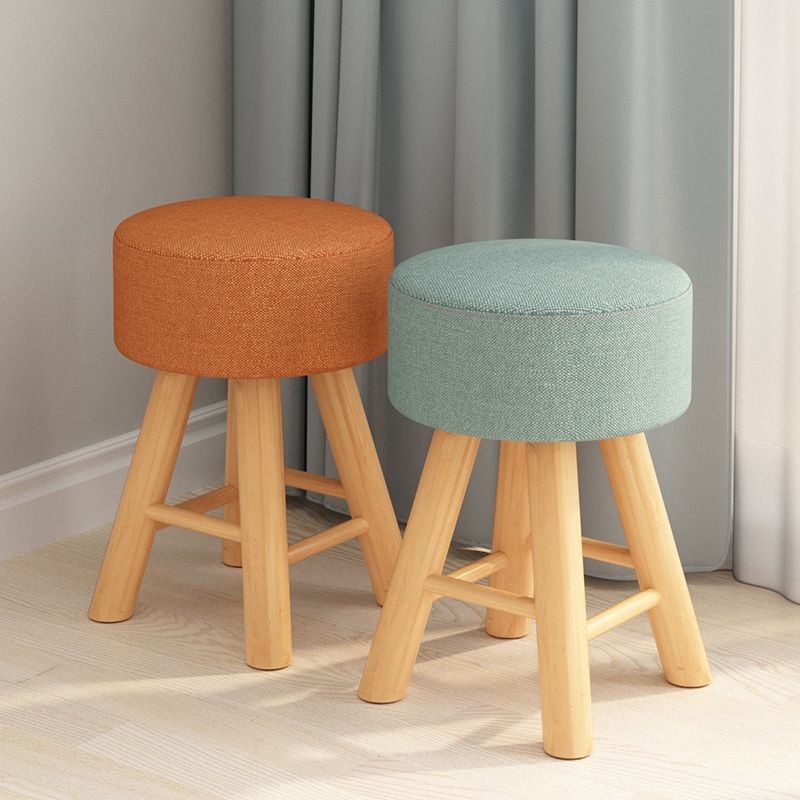 实木矮凳布艺换鞋凳卧室梳妆凳吧台凳客厅餐桌凳家用圆凳小凳子,住宅家具,梳妆凳,淘宝优惠券,粉丝福利购,淘宝优惠卷