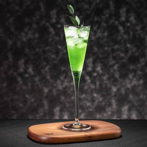 水晶玻璃杯高脚香槟杯鸡尾酒V形杯 马天尼气泡酒杯葡萄红酒调酒杯