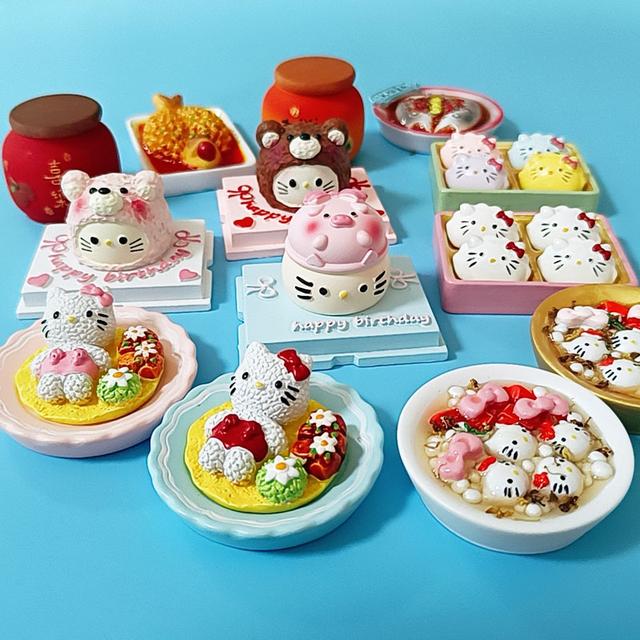 文创美食冰箱贴创意树脂磁贴3D立体食玩居家装饰冰箱贴YS