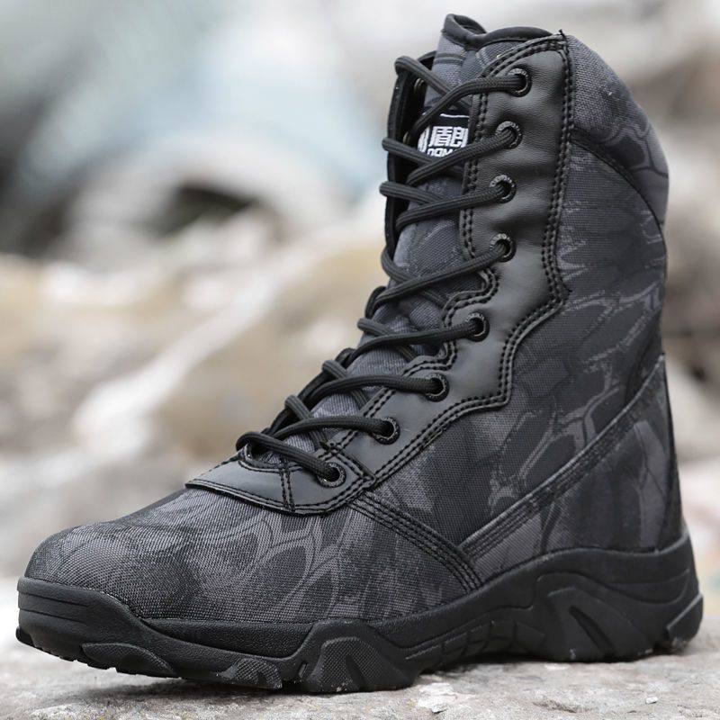 南极人冬季抓绒冲锋衣男女军迷蟒纹迷彩服战术套装加绒加厚登山服