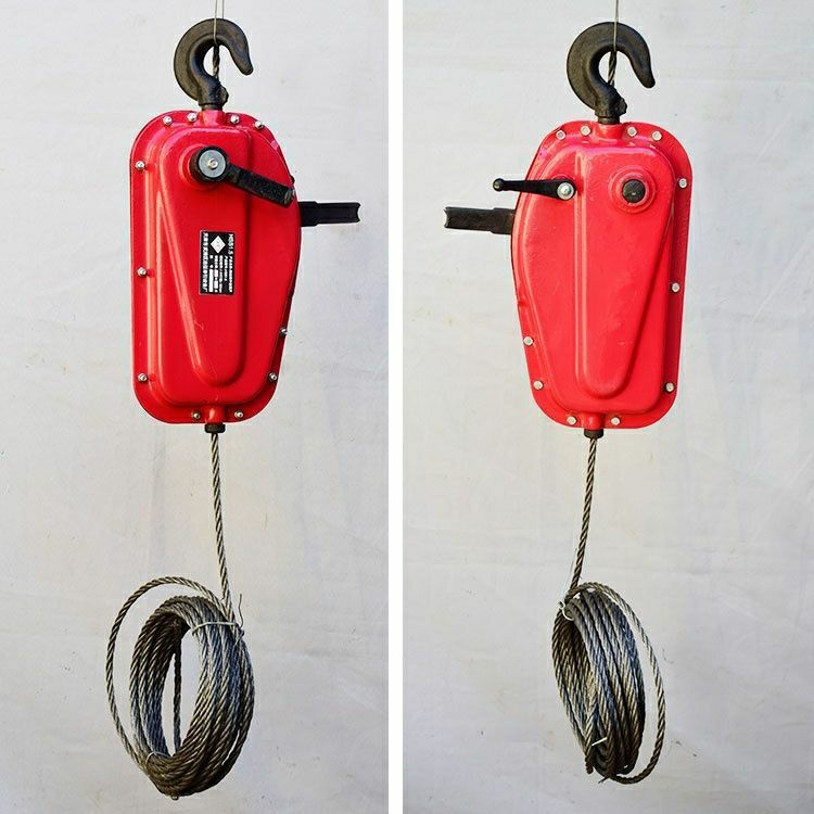 钢丝绳手扳葫芦 粉刷外墙 装修 1.5吨1.6吨3吨吊篮升降手摇葫芦