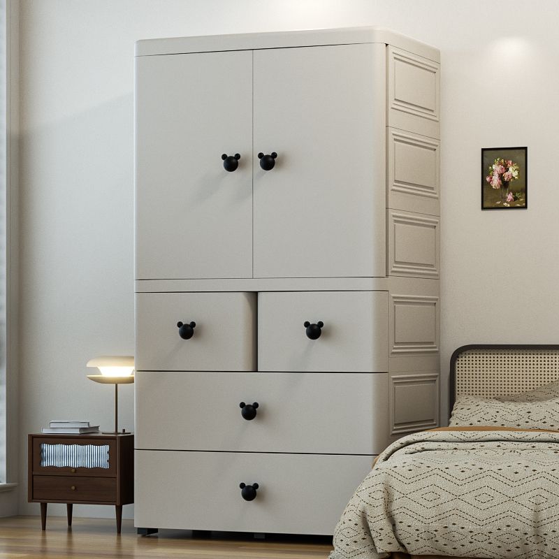 加深加厚特大号宝宝衣柜家用婴儿童衣服收纳柜子简易小衣橱储物箱