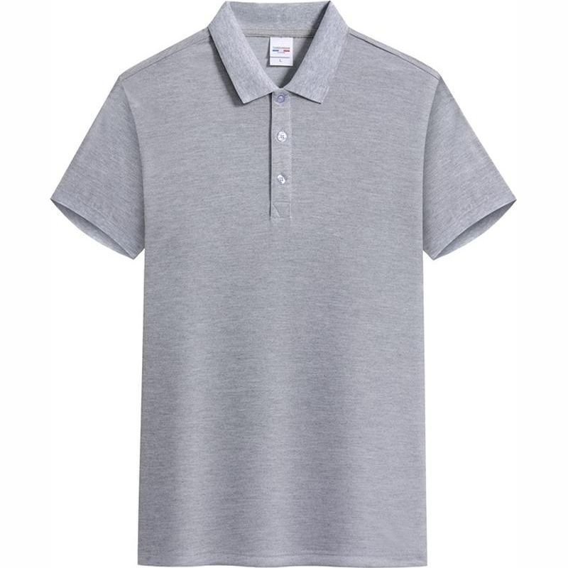 夏季工作服定制polo衫纯棉翻领短袖印字logo刺绣t定做企业文化衫