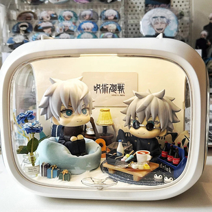 lookup小屋场景盲盒展示盒太空舱手办娃屋造景素材包装饰收纳盒